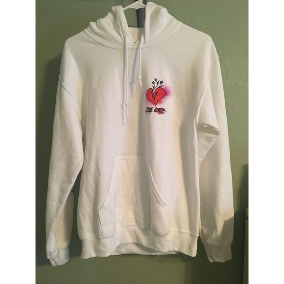 New Zumier Proper Gnar  Women's Size S White Pullover Hoodie Colorful Logo - Picture 1 of 8